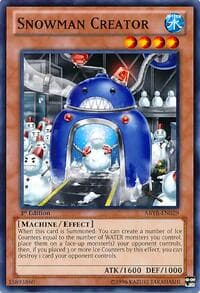 Snowman Creator - Abyss Rising - YuGiOh card