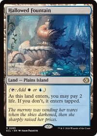 Hallowed Fountain - Promo Pack: Lorwyn Eclipsed - Magic: The Gathering card