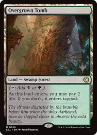 Overgrown Tomb - Promo Pack: Lorwyn Eclipsed - Magic: The Gathering card