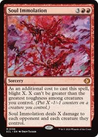 Soul Immolation - Promo Pack: Lorwyn Eclipsed - Magic: The Gathering card