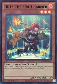 Hiita the Fire Charmer (Ultra Rare) - THE CHRONICLES DECK: Spirit Charmers (All-Foil Edition) - YuGiOh card