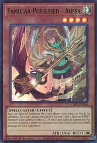 Familiar-Possessed - Aussa - THE CHRONICLES DECK: Spirit Charmers (All-Foil Edition) - YuGiOh card