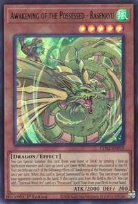 Awakening of the Possessed - Rasenryu - THE CHRONICLES DECK: Spirit Charmers (All-Foil Edition) - YuGiOh card