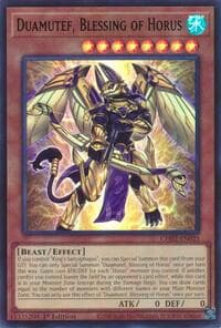 Duamutef, Blessing of Horus - THE CHRONICLES DECK: Spirit Charmers (All-Foil Edition) - YuGiOh card