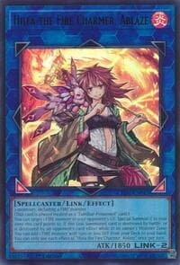 Hiita the Fire Charmer, Ablaze - THE CHRONICLES DECK: Spirit Charmers (All-Foil Edition) - YuGiOh card
