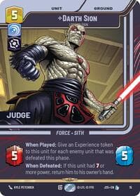 Darth Sion - Lord of Pain - Judge Promos - Star Wars: Unlimited card