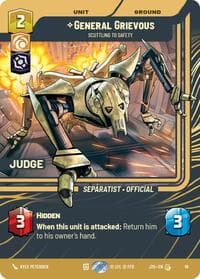 General Grievous - Scuttling to Safety - Judge Promos - Star Wars: Unlimited card