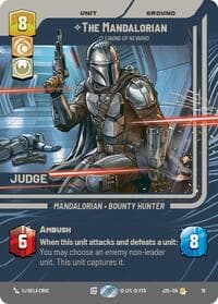 The Mandalorian - Cleaning up Nevarro - Judge Promos - Star Wars: Unlimited card