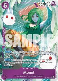 Monet (Dash Pack) - The Azure Sea's Seven - One Piece Card Game card