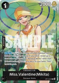 Miss.Valentine(Mikita) (Dash Pack) - The Azure Sea's Seven - One Piece Card Game card