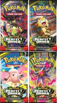 Perfect Order Booster Pack Art Bundle [Set of 4] - ME03: Perfect Order - Pokemon card