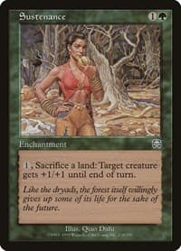 Sustenance - Mercadian Masques - Magic: The Gathering card