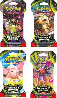 Perfect Order Sleeved Booster Pack Art Bundle [Set of 4] - ME03: Perfect Order - Pokemon card