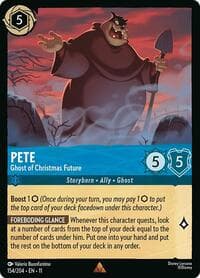 Pete - Ghost of Christmas Future - Winterspell - Disney Lorcana card