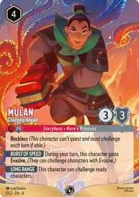 Mulan - Charging Ahead - Disney Lorcana Promo Cards - Disney Lorcana card