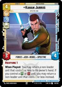 Kanan Jarrus - Spectre One - A Lawless Time - Star Wars: Unlimited card