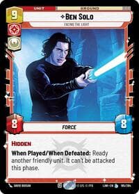 Ben Solo - Facing the Light - A Lawless Time - Star Wars: Unlimited card