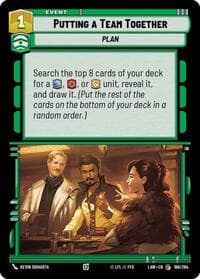 Putting a Team Together - A Lawless Time - Star Wars: Unlimited card