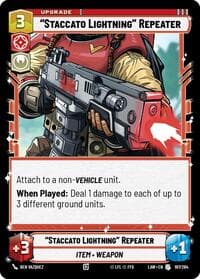 "Staccato Lightning" Repeater - A Lawless Time - Star Wars: Unlimited card