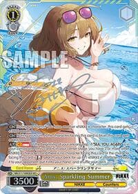 Anis: Sparkling Summer (SEC+) (Silver Stamp) - GODDESS OF VICTORY: NIKKE - Weiss Schwarz card