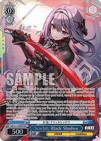 Scarlet: Black Shadow (SEC+) (Silver Stamp) - GODDESS OF VICTORY: NIKKE - Weiss Schwarz card