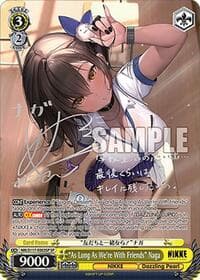 "As Long As We're With Friends" Naga (SP) (Silver Stamp) - GODDESS OF VICTORY: NIKKE - Weiss Schwarz card