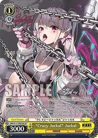 "Crazy Jackal" Jackal (SP) (Silver Stamp) - GODDESS OF VICTORY: NIKKE - Weiss Schwarz card