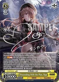 Proceeding With the Plan, Rapi (SP) (Silver Stamp) - GODDESS OF VICTORY: NIKKE - Weiss Schwarz card