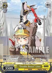 "Double Boost" Liter (SP) (Silver Stamp) - GODDESS OF VICTORY: NIKKE - Weiss Schwarz card