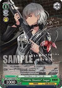 "Trouble Shooter" Sugar (SP) (Silver Stamp) - GODDESS OF VICTORY: NIKKE - Weiss Schwarz card