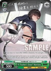 "A Teacher's Grace" Marciana (SP) (Silver Stamp) - GODDESS OF VICTORY: NIKKE - Weiss Schwarz card