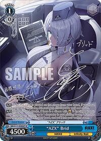 "AZX" Brid (SP) (Silver Stamp) - GODDESS OF VICTORY: NIKKE - Weiss Schwarz card