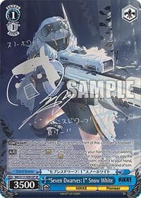 "Seven Dwarves: I" Snow White (SP) (Silver Stamp) - GODDESS OF VICTORY: NIKKE - Weiss Schwarz card