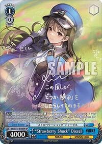 "Strawberry Shock" Diesel (SP) (Silver Stamp) - GODDESS OF VICTORY: NIKKE - Weiss Schwarz card