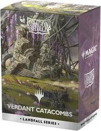 Dragon Shield Landfall Series Dual Matte: Standard Art Sleeves - Verdant Catacombs (100-Pack) - Dragon Shield Card Sleeves - Card Sleeves card