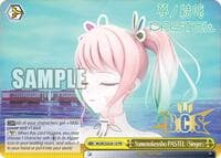 Yumenokessho PASTEL [Singer] - Bushiroad Event Cards - Weiss Schwarz card