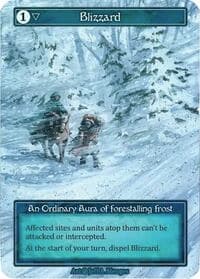 Blizzard (Foil) - Beta - Sorcery: Contested Realm card