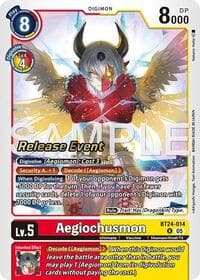 Aegiochusmon - Time Stranger Release Event Cards - Digimon Card Game card