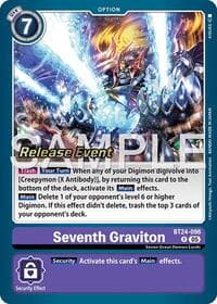 Seventh Graviton - Time Stranger Release Event Cards - Digimon Card Game card