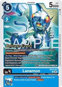 Lanamon - Time Stranger Release Event Cards - Digimon Card Game card