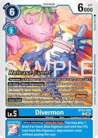 Divermon - Time Stranger Release Event Cards - Digimon Card Game card