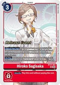 Hiroko Sagisaka - Time Stranger Release Event Cards - Digimon Card Game card