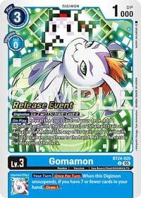 Gomamon - Time Stranger Release Event Cards - Digimon Card Game card