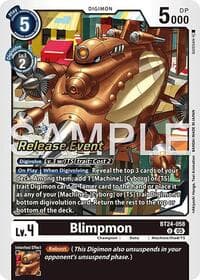Blimpmon - Time Stranger Release Event Cards - Digimon Card Game card