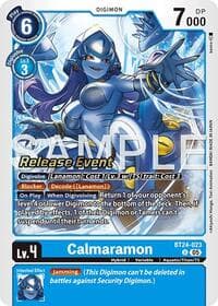 Calmaramon - Time Stranger Release Event Cards - Digimon Card Game card
