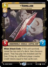 Vermillion - Qi'Ra's Auction House - A Lawless Time - Star Wars: Unlimited card