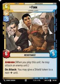 Finn - Looking Closer - A Lawless Time - Star Wars: Unlimited card