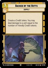 Backed by the Hutts - A Lawless Time - Star Wars: Unlimited card