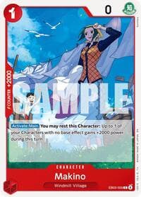 Makino - Extra Booster: One Piece Heroines Edition - One Piece Card Game card