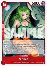 Monet - Extra Booster: One Piece Heroines Edition - One Piece Card Game card